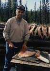 manny cleaning fish