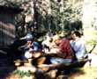 men eating